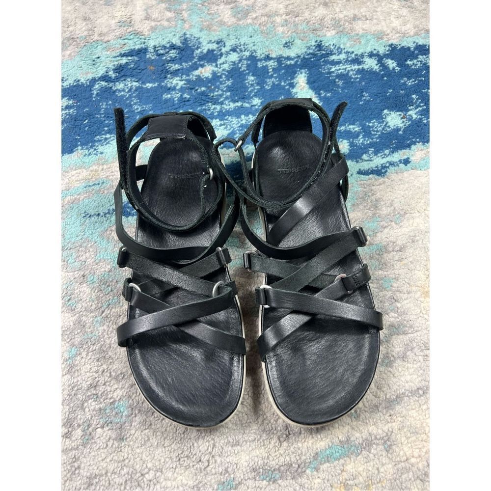 Merrell Womens Black Sandals Size 9